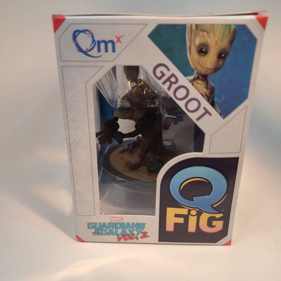 Q Fig Marvel Guardians of The Galaxy Vol. 2 - Rocket Raccoon & Groot Figurine - Picture 4 of 6